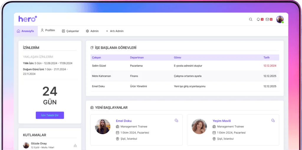 HeroHub dijital çalışma deneyimi